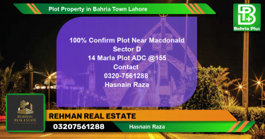 Residential Plot for Sale in Bahria Town, Lahore - (BP-83070)