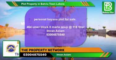 Residential Plot for Sale in Bahria Town, Lahore - (BP-83130)
