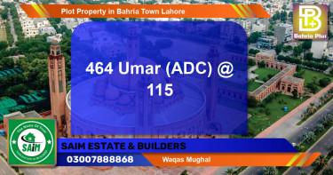 Residential Plot for Sale in Bahria Town, Lahore - (BP-83141)