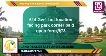 Residential Plot for Sale in Bahria Town, Lahore - (BP-83163)