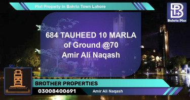 Residential Plot for Sale in Bahria Town, Lahore - (BP-83192)