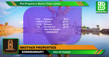 Residential Plot for Sale in Bahria Town, Lahore - (BP-83194)