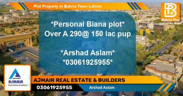 Residential Plot for Sale in Overseas A -  Bahria Town, Lahore - (BP-83200)
