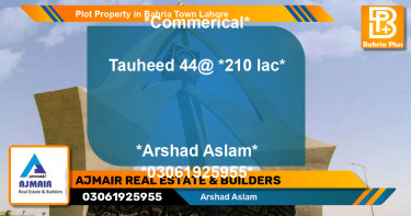Residential Plot for Sale in Bahria Town, Lahore - (BP-83212)