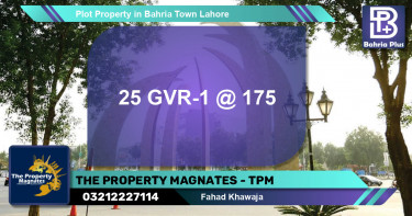 Residential Plot for Sale in Bahria Town, Lahore - (BP-83222)