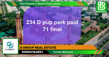 Residential Plot for Sale in Bahria Town, Lahore - (BP-83231)