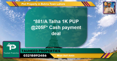 Residential Plot for Sale in Bahria Town, Lahore - (BP-83243)