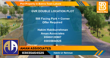 Residential Plot for Sale in Bahria Town, Lahore - (BP-83252)