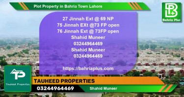 Residential Plot for Sale in Bahria Town, Lahore - (BP-83318)