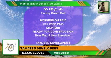 Residential Plot for Sale in Bahria Town, Lahore - (BP-83324)
