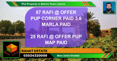 Residential Plot for Sale in Bahria Town, Lahore - (BP-83434)