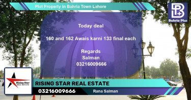 Residential Plot for Sale in Bahria Town, Lahore - (BP-83453)