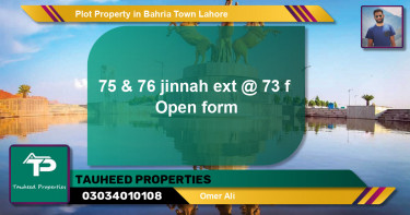 Residential Plot for Sale in Bahria Town, Lahore - (BP-83493)