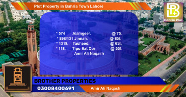 Residential Plot for Sale in Bahria Town, Lahore - (BP-83499)