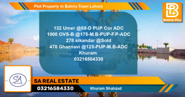 Residential Plot for Sale in Bahria Town, Lahore - (BP-83528)