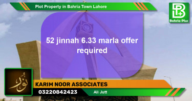 Residential Plot for Sale in Bahria Town, Lahore - (BP-83627)