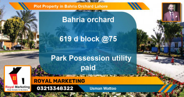 Residential Plot for Sale in Bahria Orchard, Lahore - (BP-83634)