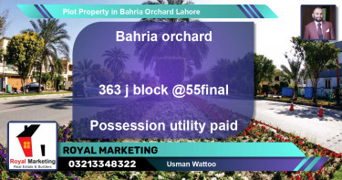 Residential Plot for Sale in Bahria Orchard, Lahore - (BP-83635)