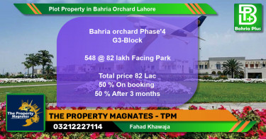 Residential Plot for Sale in Bahria Orchard, Lahore - (BP-83681)