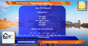 Residential Plot for Sale in Bahria Town, Lahore - (BP-83689)