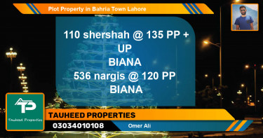 Residential Plot for Sale in Bahria Town, Lahore - (BP-83720)