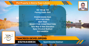 Residential Plot for Sale in Bahria Town, Lahore - (BP-83762)