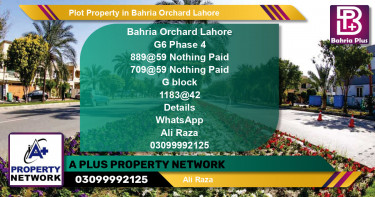 Residential Plot for Sale in Bahria Orchard, Lahore - (BP-83782)