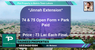 Residential Plot for Sale in Bahria Town, Lahore - (BP-83914)