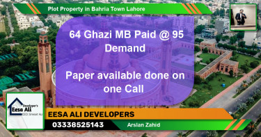 Residential Plot for Sale in Bahria Town, Lahore - (BP-83927)