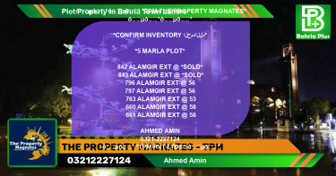 Residential Plot for Sale in Bahria Town, Lahore - (BP-83971)