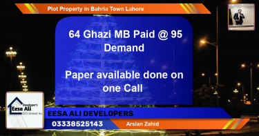 Residential Plot for Sale in Bahria Town, Lahore - (BP-83981)