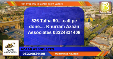 Residential Plot for Sale in Bahria Town, Lahore - (BP-84018)