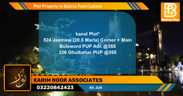 Residential Plot for Sale in Bahria Town, Lahore - (BP-84049)