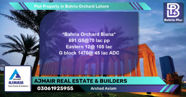Residential Plot for Sale in Bahria Orchard, Lahore - (BP-84074)