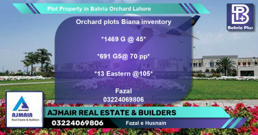 Residential Plot for Sale in Bahria Orchard, Lahore - (BP-84077)