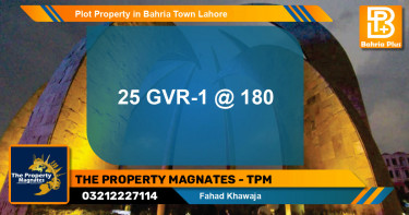Residential Plot for Sale in Bahria Town, Lahore - (BP-84099)
