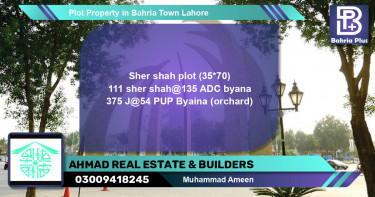 Residential Plot for Sale in Bahria Town, Lahore - (BP-84115)