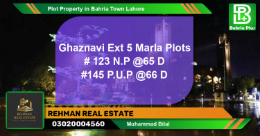 Residential Plot for Sale in Bahria Town, Lahore - (BP-84125)
