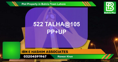 Residential Plot for Sale in Bahria Town, Lahore - (BP-84185)