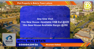 Residential Plot for Sale in Bahria Town, Lahore - (BP-84189)