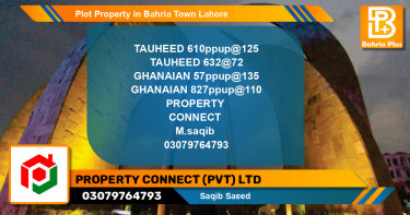 Residential Plot for Sale in Bahria Town, Lahore - (BP-84195)