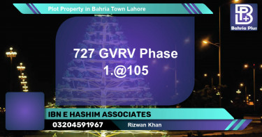 Residential Plot for Sale in Bahria Town, Lahore - (BP-84222)