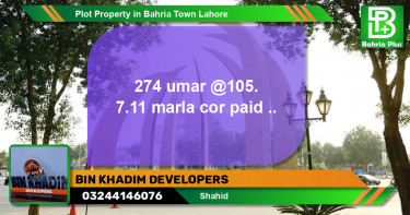 Residential Plot for Sale in Bahria Town, Lahore - (BP-84226)