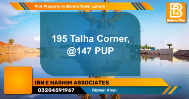 Residential Plot for Sale in Bahria Town, Lahore - (BP-84227)