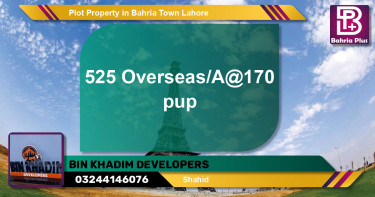 Residential Plot for Sale in Bahria Town, Lahore - (BP-84228)