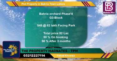 Residential Plot for Sale in Bahria Town, Lahore - (BP-84238)