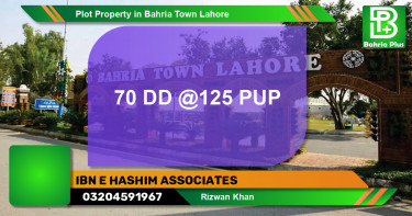 Residential Plot for Sale in Bahria Town, Lahore - (BP-84252)