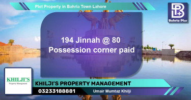 Residential Plot for Sale in Bahria Town, Lahore - (BP-84281)