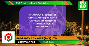 Residential Plot for Sale in Bahria Town, Lahore - (BP-84333)