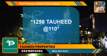 Residential Plot for Sale in Bahria Town, Lahore - (BP-84342)